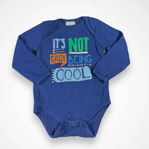 4/$20 Baby  Mode Dark Blue Onesie
